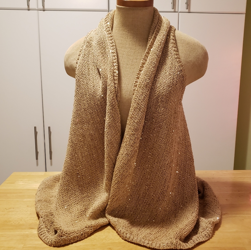 Last Chance - Bundle and Save - I.N.C Gold sequin accent sweater vest